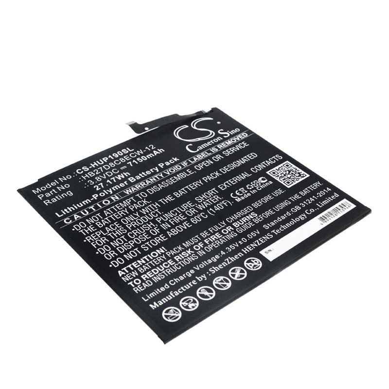 7150mAh 27.17Wh Huawei HB27D8C8ECW-12 Batterie