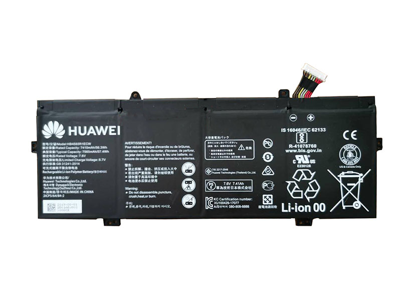 7410mAh 56.3Wh Huawei HB4593R1ECW Batterie Original