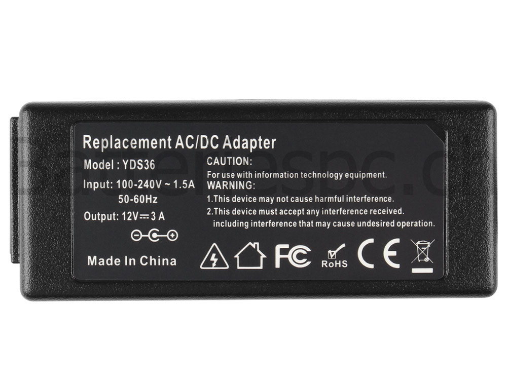 36W AC Adaptateur Chargeur pour HP Elite L2201x 21.5-inch LED Backlit LCD Monitor HSTND-3391-Q