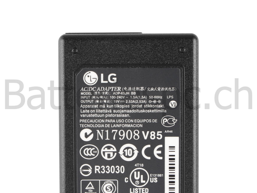 AC Adaptateur Chargeur pour LG 21:9 UltraWide 29UB55 29UB55-B