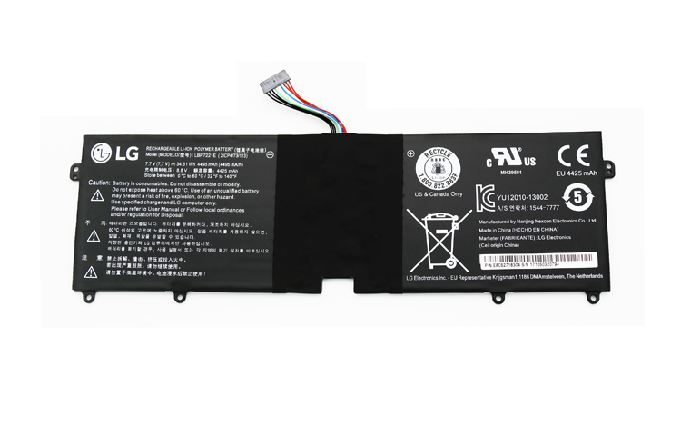 4495mAh 34.61Wh LG 2ICP4/73/113 Batterie