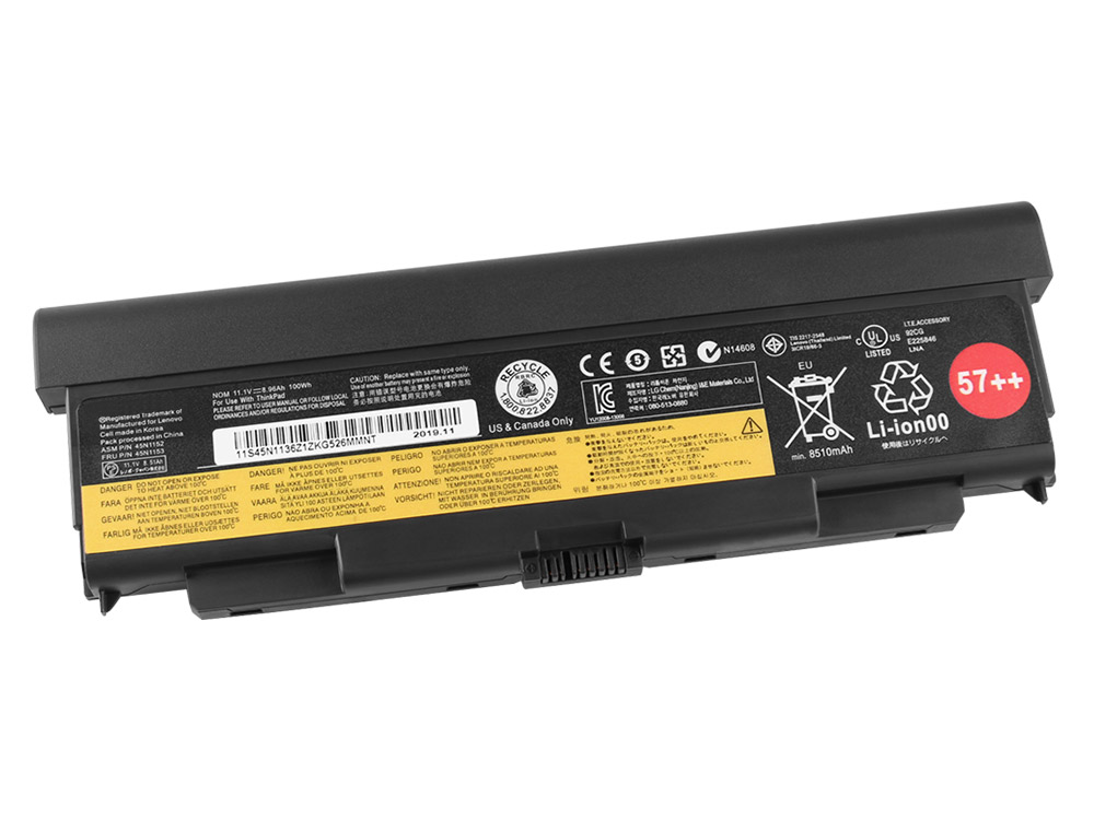 100Wh Batterie Lenovo 45N1153 45N1158