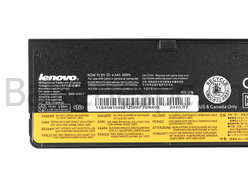 2.09Ah Batterie pour Lenovo ThinkPad T440