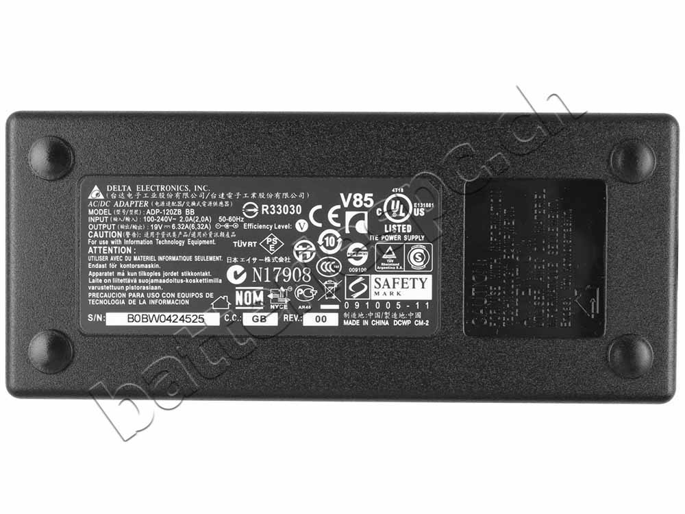 Original 120W Acer Aspire 7750G-2678G1TBnkk AC Adaptateur Chargeur