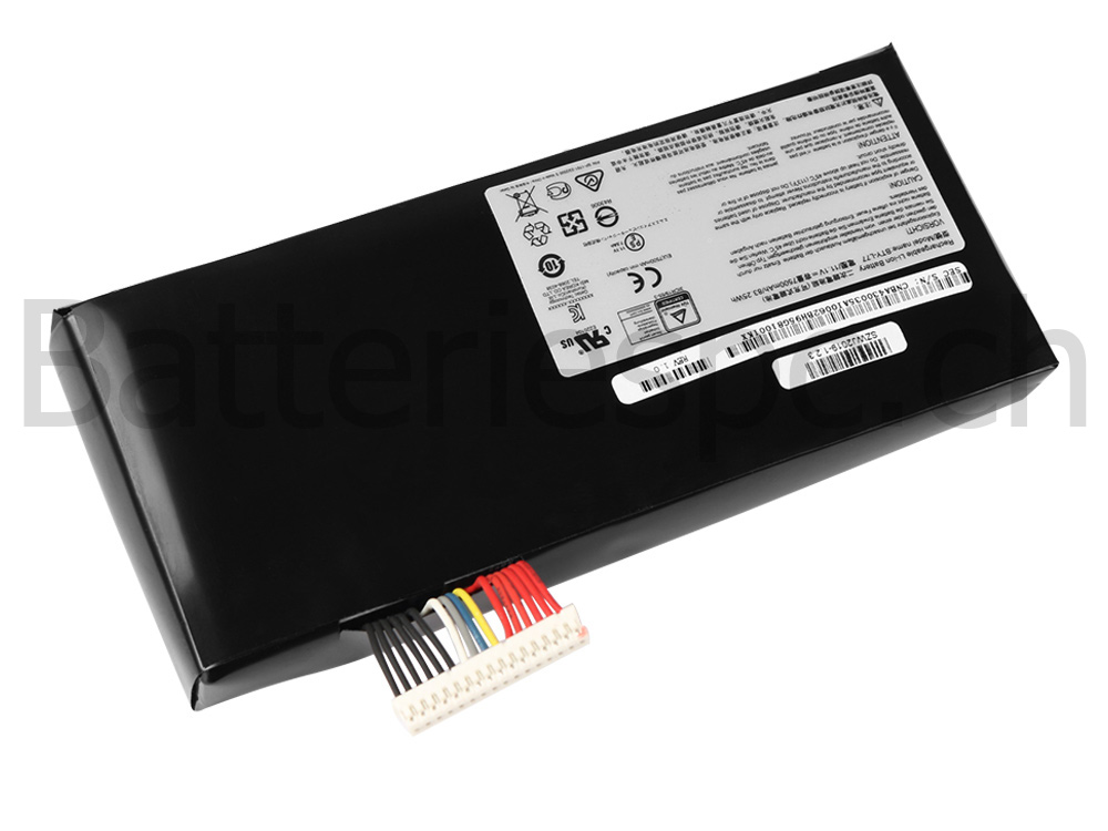 7500mAh Batterie Original pour MSI GT72 2PE (Dominator Pro)-018UK