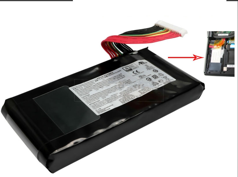 Original 5225mAh 75.24Wh Batterie MSI GT73VR 6RE-019FR