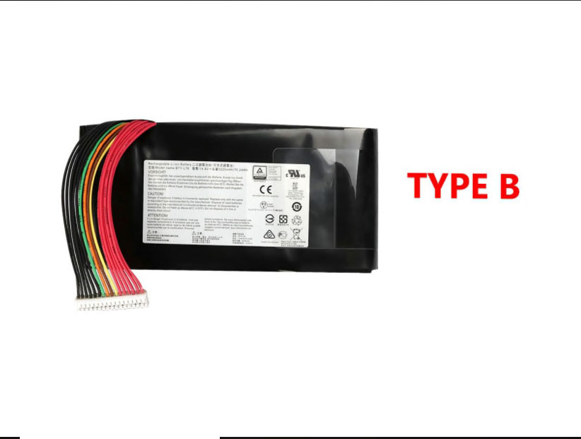 Original 5225mAh 75.24Wh Batterie MSI GT62VR-6RE