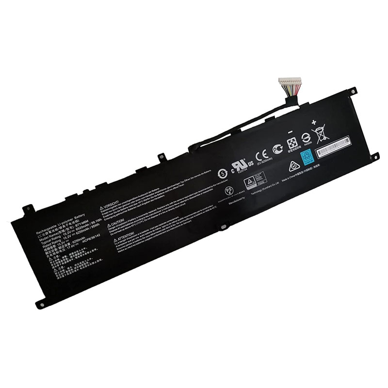 Original 6578mAh 99.99Wh Batterie MSI GE66 Dragonshield 10SFS-440IT