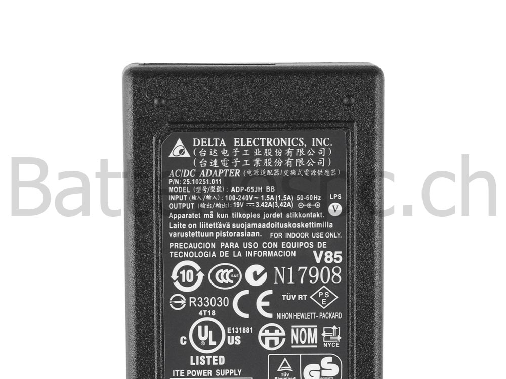 65W AC Adaptateur Chargeur Intel DC53427HY DCCP847DY DC3217IY