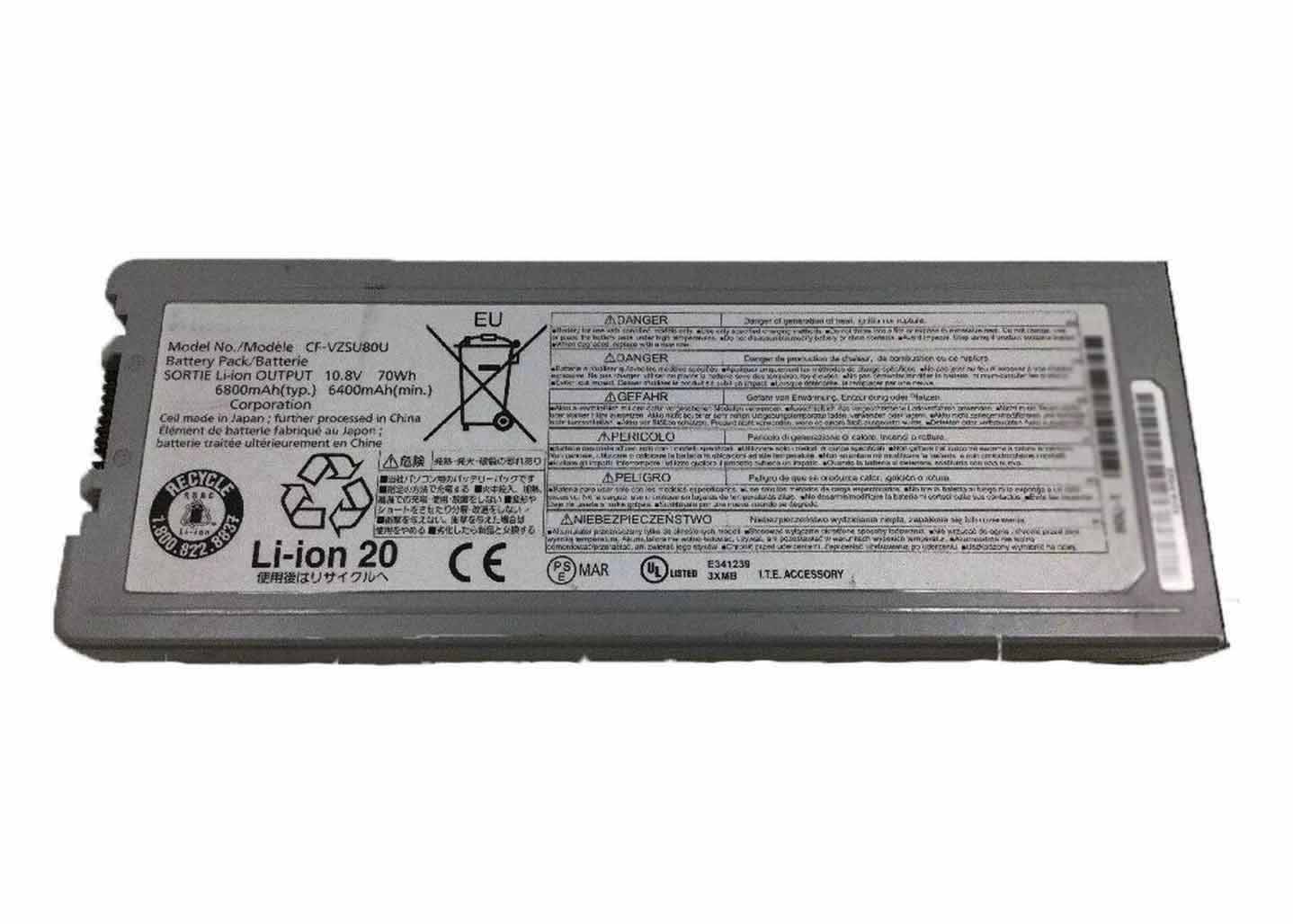 Original 6800mAh 70Wh Batterie Panasonic CF-VZSU80U