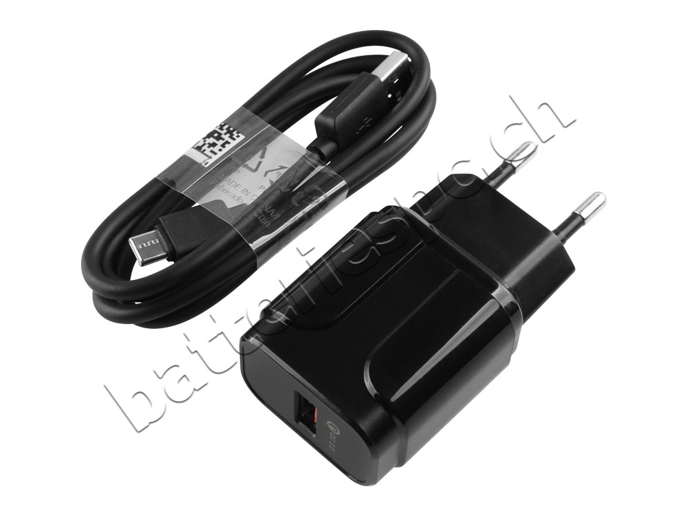 18W USB-C TYPE-C QC3.0 Samsung Galaxy A02s SM-A025G/DS AC Adaptateur Chargeur