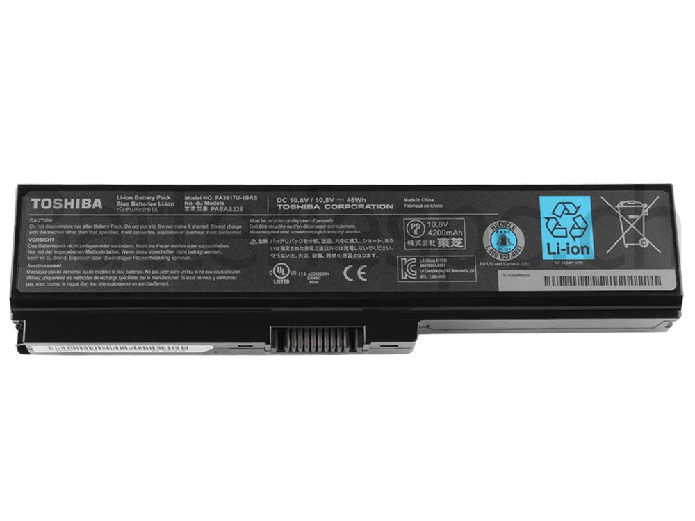 Original 4200mAh-4400mAh 48Wh Toshiba Dynabook CX/45H CX/45J CX/47F Batterie