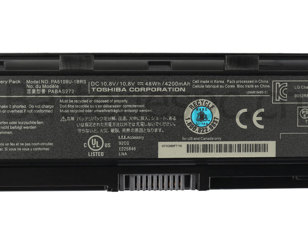 4200mAh Batterie pour Toshiba Satellite Pro C70-B-131 C70-B-133 C70-B-135