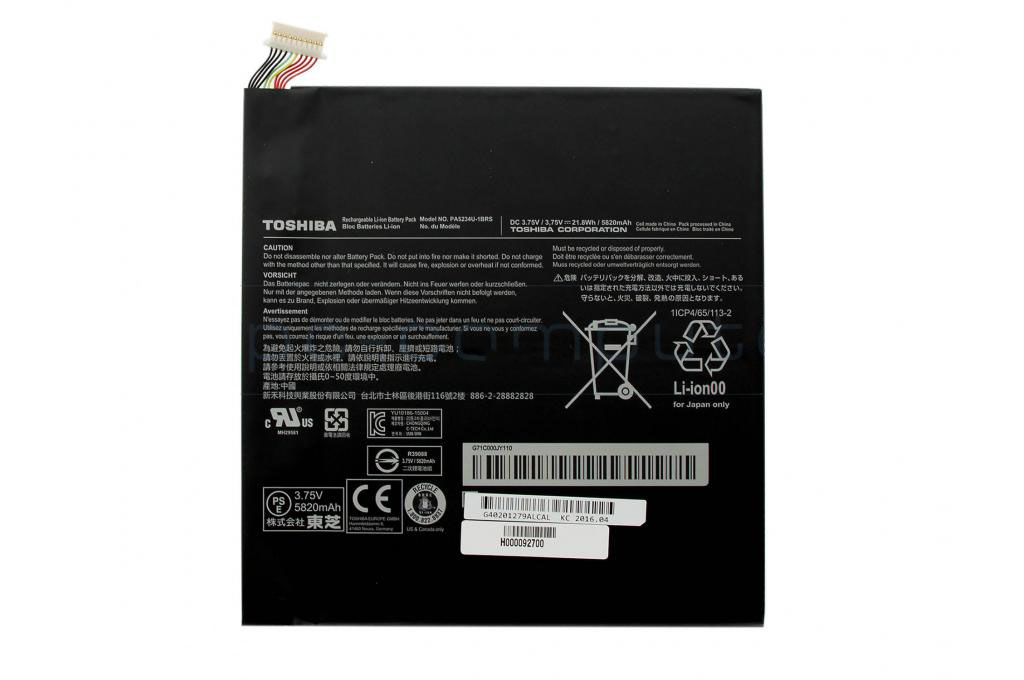 5820mAh 21.8Wh Batterie Toshiba PA5234U-1BRS