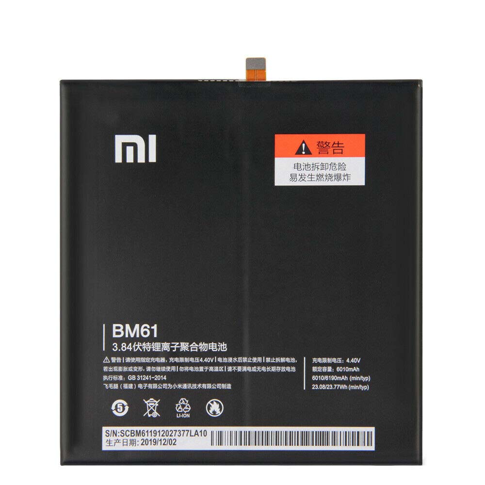 6010mAh 23.08Wh Xiaomi BM61 Batterie Original